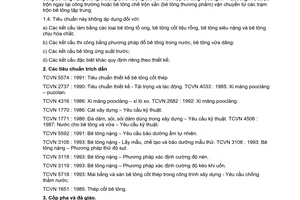 Tiêu chuẩn Việt Nam TCVN 4453:1995 về kết cấu bê tông và bê tông cốt thép toàn khối - quy phạm thi công và nghiệm thu