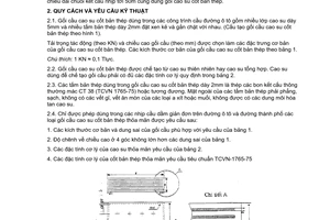 Tiêu chuẩn ngành 22TCN 217:1994 về gối cầu cao su cốt bản thép - tiêu chuẩn chế tạo, nghiệm thu, lắp đặt