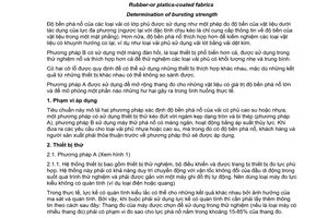 Tiêu chuẩn Việt Nam TCVN 5826:1994 về Vải phủ cao su hoặc chất dẻo - Phương pháp xác định độ bền phá nổ do Bộ Khoa học Công nghệ và Môi trường ban hành