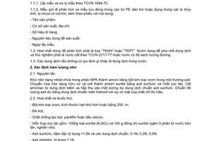 Tiêu chuẩn Việt Nam TCVN 5815:1994 về phân hỗn hợp NPK - Phương pháp thử do Bộ Khoa học Công nghệ và Môi trường ban hành
