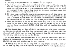 Tiêu chuẩn ngành 22TCN 219:1994 về Công trình bến cảng sông - Tiêu chuẩn thiết kế