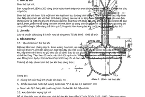 Tiêu chuẩn Việt Nam TCVN 3111:1993 về hỗn hợp bê tông nặng - phương pháp xác định hàm lượng bọt khí