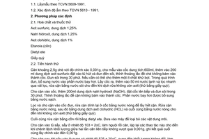 Tiêu chuẩn Việt Nam TCVN 5714:1993 về chè phương pháp xác định chất xơ do Bộ Khoa học Công nghệ và Môi trường ban hành