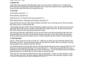 Tiêu chuẩn xây dựng Việt Nam TCXD 132:1985 về thủy tinh - phương pháp phân tích hóa học xác định hàm lượng nhôm ôxyt
