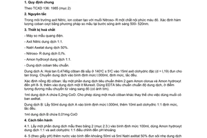 Tiêu chuẩn xây dựng Việt Nam TCXD 140:1985 về thủy tinh - cát để sản xuất thủy tinh - phương pháp phân tích hóa học - xác định hàm lượng côban oxyt