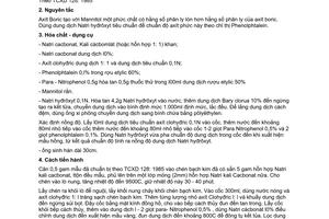 Tiêu chuẩn xây dựng Việt Nam TCXD 135:1985 về thủy tinh - phương pháp phân tích hóa học xác định hàm lượng Bo ôxyt