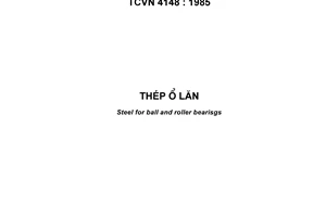 Tiêu chuẩn quốc gia TCVN 4148:1985 về Thép ổ lăn