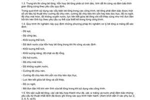 Tiêu chuẩn ngành 22 TCN 60:1984 về quy trình thí nghiệm bê tông xi măng