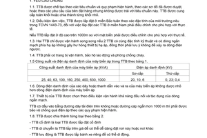 Tiêu chuẩn quốc gia TCVN 3715:82 về Trạm biến áp trọn bộ công suất đến 1000 kVA, điện áp đến 20 kV - Yêu cầu kỹ thuật