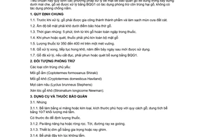 Tiêu chuẩn Việt Nam TCVN 3132:1979 về Bảo quản gỗ - Phương pháp xử lý bề mặt bằng thuốc BQG1