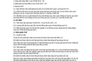 Tiêu chuẩn Việt Nam TCVN 3217:1979 về rượu - Phân tích cảm quan - Phương pháp cho điểm