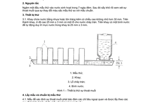 Tiêu chuẩn Việt Nam TCVN 6355-8:1998 về Gạch xây - Phương pháp thử - Phần 8: Xác định sự thoát muối