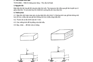 Tiêu chuẩn Việt Nam TCVN 6355-2:1998 về Gạch xây - Phương pháp thử - Phần 2: Xác định cường độ uốn