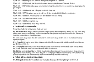 Tiêu chuẩn Việt Nam TCVN 6379:1998 về Thiết bị chữa cháy - Trụ nước chữa cháy - Yêu cầu kỹ thuật