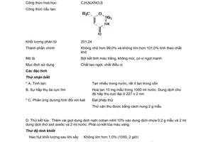 Tiêu chuẩn Việt Nam TCVN 6464:1998 về phụ gia thực phẩm - chất tạo ngọt - Kali asesunfam