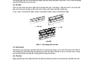 Tiêu chuẩn Việt Nam TCVN 6374:1998 về Xích con lăn chính xác bước ngắn và đĩa xích