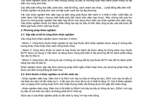 Tiêu chuẩn ngành 10 TCN 333:1998 về quy phạm khảo nghiệm hiệu lực của các loại thuốc bảo vệ thực vật trừ bệnh phấn trắng hại cây họ bầu bí trên đồng ruộng