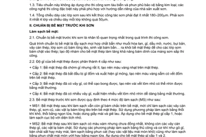 Tiêu chuẩn ngành 22TCN 253:1998 về sơn cầu thép và kết cấu thép - quy trình thi công và nghiệm thu do Bộ trưởng Bộ Giao thông vận tải ban hành