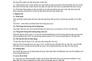 Tiêu chuẩn Việt Nam TCVN 6402:1998 (ISO 6785 : 1985 (E)) về sữa và sản phẩm sữa – phát hiện salmonella phương pháp chuẩn do Bộ Khoa học Công nghệ và Môi trường ban hành