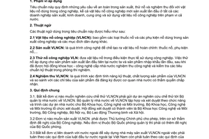 Tiêu chuẩn Việt Nam TCVN 6174:1997 về Vật liệu nổ công nghiệp - Yêu cầu an toàn về sản xuất, thử nổ và nghiệm thu do Bộ Khoa học Công nghệ và Môi trường ban hành