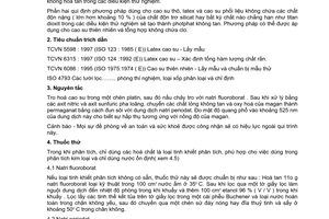 Tiêu chuẩn Việt Nam TCVN 6319:1997 (ISO 7780:1987 (E)) về các loại cao su và Latex cao su – xác định hàm lượng Mangan – phương pháp hấp thụ quang phổ của Natri Periodat