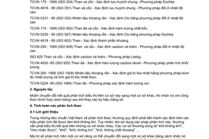 Tiêu chuẩn Việt Nam TCVN 318:1997 về Than và cốc – Tính kết quả phân tích trên những cơ sở khác nhau