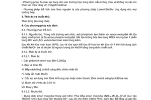 Tiêu chuẩn ngành 10 TCN 306:1997 về phân tích phân bón - Phương pháp xác định photpho tổng số - Yêu cầu kỹ thuật