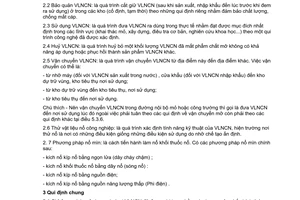 Tiêu chuẩn Việt Nam TCVN 4586:1997 về vật liệu nổ công nghiệp - yêu cầu an toàn về bảo quản vận chuyển và sử dụng