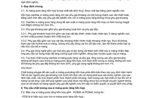 Tiêu chuẩn Việt Nam TCVN 6260:1997 về xi măng poóc lăng hỗn hợp - yêu cầu kĩ thuật