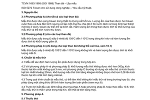 Tiêu chuẩn Việt Nam TCVN 172:1997 (ISO 589:1981) về than đá – xác định hàm lượng ẩm toàn phần