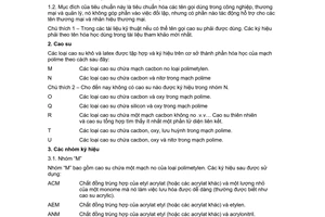 Tiêu chuẩn Việt Nam TCVN 6323:1997 (ISO 1629:1995 (E)) về cao su thiên nhiên và các loại latex - Ký hiệu và tên gọi