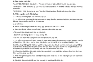 Tiêu chuẩn Việt Nam TCVN 6156:1996 về bình chịu áp lực - Yêu cầu kỹ thuật an toàn về lắp đặt, sử dụng, sửa chữa - phương pháp thử