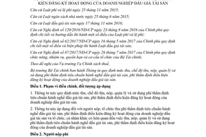 Thông tư 106/2017/TT-BTC sử dụng phí thẩm định tiêu chuẩn hành nghề đấu giá tài sản