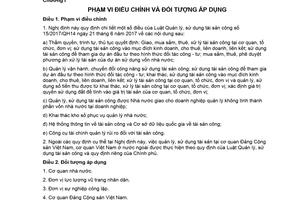 Nghị định 151/2017/NĐ-CP hướng dẫn Luật Quản lý sử dụng tài sản công