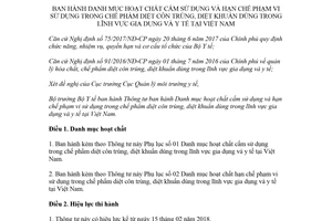 Thông tư 47/2017/TT-BYT Danh mục hoạt chất diệt côn trùng gia dụng y tế cấm sử dụng Việt Nam