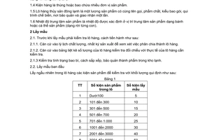 Tiêu chuẩn Việt Nam TCVN 2068:1993 về Thủy sản đông lạnh - Phương pháp thử