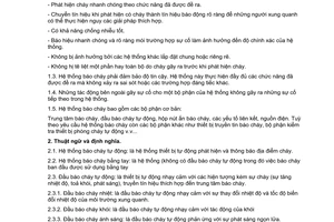 Tiêu chuẩn Việt Nam TCVN 5738:1993 về hệ thống báo cháy - Yêu cầu kỹ thuật