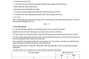 Tiêu chuẩn Việt Nam TCVN 5721:1993 về săm và lốp xe máy do Bộ Khoa học Công nghệ và Môi trường ban hành