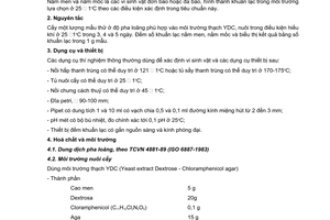 Tiêu chuẩn Việt Nam TCVN 5750:1993 về thức ăn chăn nuôi - Phương pháp xác định nấm men và nấm mốc do Bộ Khoa học Công nghệ và Môi trường ban hành