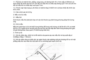 Tiêu chuẩn Việt Nam TCVN 5692:1992 (ISO 3804:1977) về gỗ dán - xác định kích thước mẫu thử