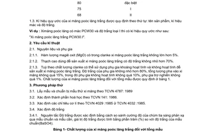 Tiêu chuẩn Việt Nam TCVN 5691:1992 về xi măng poóc lăng trắng