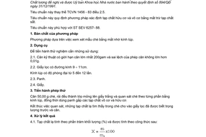 Tiêu chuẩn Việt Nam TCVN 5615:1991 (ST SEV 6257- 88) về chè - phương pháp xác định hàm lượng tạp chất lạ do Ủy ban Khoa học Nhà nước ban hành