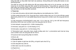 Tiêu chuẩn Việt Nam TCVN 5535:1991 (ST SEV 823 - 77) về sữa đặc có đường - xác định hàm lượng sacaroza