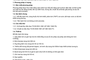 Tiêu chuẩn Việt Nam TCVN 5537:1991 (ST SEV 4229 - 83) về sữa đặc có đường – phương pháp xác định hàm lượng protein tổng số do Ủy ban Khoa học Nhà nước ban hành