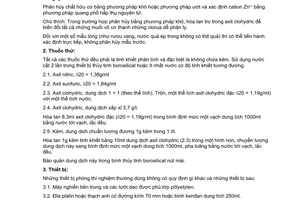 Tiêu chuẩn Việt Nam TCVN 5487:1991 (ISO 6636/2 - 1981) rau quả và các sản phẩm chế biến - xác định hàm lượng kẽm bằng phương pháp quang phổ hấp thụ nguyên tử do Ủy ban Khoa học Nhà nước ban hành