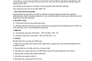 Tiêu chuẩn Việt Nam TCVN 5536:1991 (ST SEV 4886 - 84) về sữa đặc có đường – xác định hàm lượng sacaroza bằng phương pháp phân cực do Ủy ban Khoa học Nhà nước ban hành