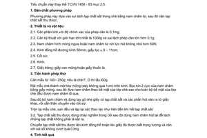 Tiêu chuẩn Việt Nam TCVN 5614:1991 (ST SEV 6256 - 88) về chè  - phương pháp xác định hàm lượng tạp chất sắt