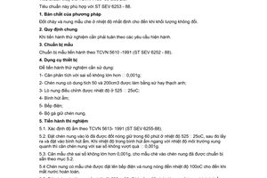 Tiêu chuẩn Việt Nam TCVN 5611:1991 (ST SEV 6253 - 88) về chè – phương pháp xác định hàm lượng tro chung do Ủy ban Khoa học Nhà nước ban hành