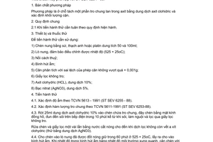 Tiêu chuẩn Việt Nam TCVN 5612:1991 (ST SEV 6254 - 88) về chè – phương pháp xác định hàm lượng tro không tan trong axit do Ủy ban Khoa học Nhà nước ban hành