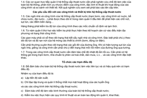Tiêu chuẩn Việt Nam TCVN 5576:1991 về hệ thống cấp thoát nước - Quy phạm quản lý kỹ thuật